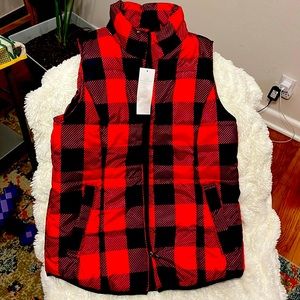 Buffalo Plaid Puffer Vest